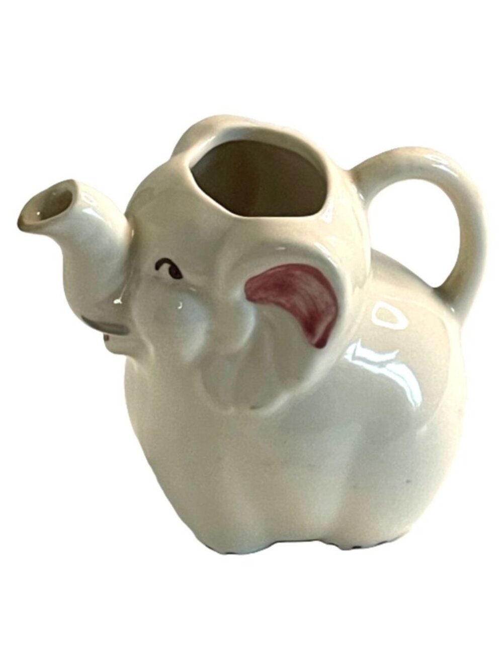 Vintage 1940s Shawnee Pottery Elephant Ceramic Creamer Pitcher USA 4.5"